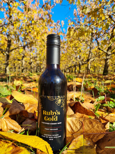 12x 375ml bottles of Ruby's Gold Fortified Cherry Wine - With Free Delivery - FreshFruit Ltd